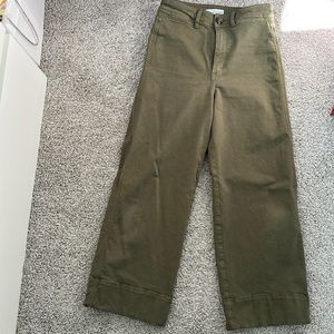 Loft Wide Leg Ankle Jeans